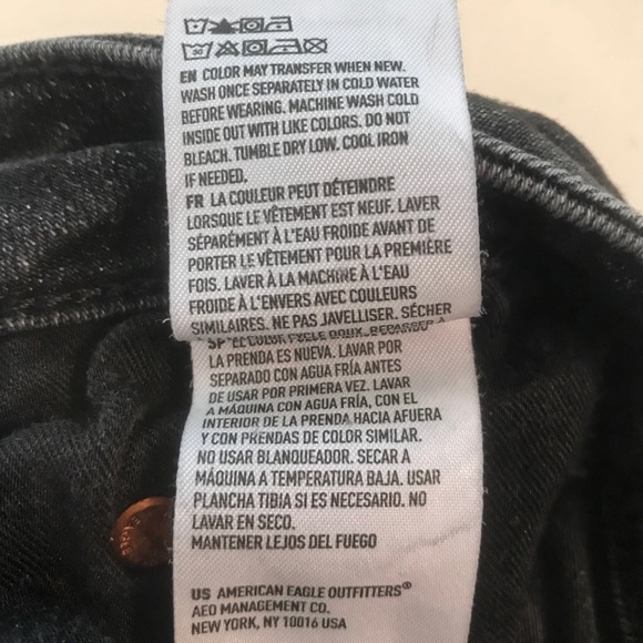 AMERICAN EAGLE AIRFLEX + DISTRESSED JEANS SIZE 30 X 34 - Picture 7 of 7